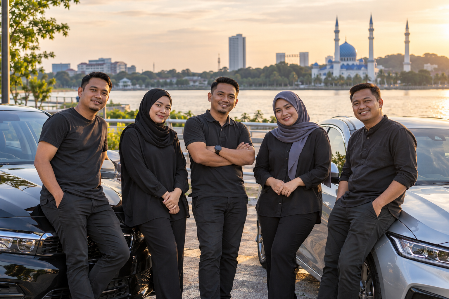 Ilustrasi komuniti pemandu ehailing di Kuantan